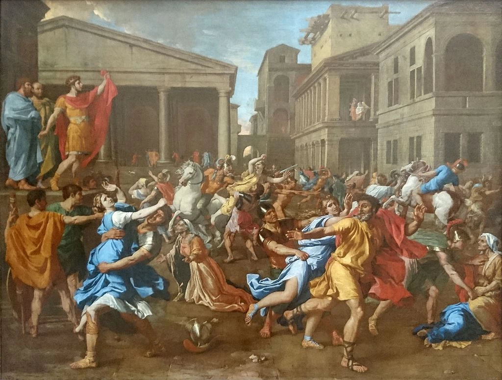 Il ratto delle Sabine, Museo del Louvre
